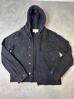 Sun + Stone Black Zip Hoodie